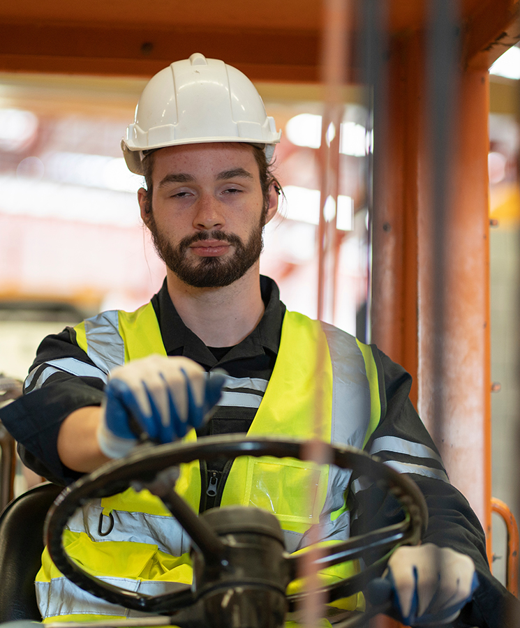 sleep america sleepy forklift driver